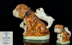 Kevin Francis Ceramics Hand Painted Ltd and Numbered Edition Ceramic Figure ' The British Bulldog