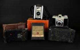 Photography Interest A Collection Of Associated Items To include Kodak Bantam camera complete with
