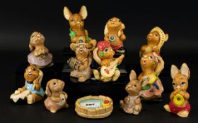 Collection of Pendelfin Musician Ceramic