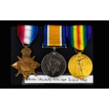 Great War Medal Trio Awarded to William