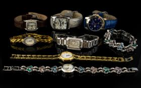 A Collection Of Ladies Fashion Watches N