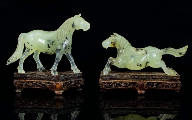 Chinese Early 20th Century Pair of Hand