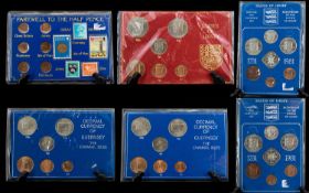 Channel Isles Royal Mint Coin Sets ( 7 )