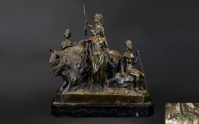 Clement Masier 1847 - 1932 Cast Bronze F