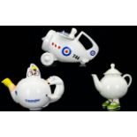 A Collection of Ceramic Novelty Teapots