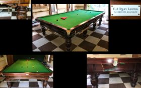 Riley Full Size Snooker Table. Mahogany