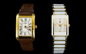 Two Vintage Dress Watches Ladies slim sq