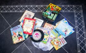 Collection of Vintage Children's Books. Includes Walt Disney Mary Poppins Annual, Ten Jolly Dwarfs