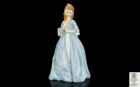 Royal Worcester Hand Painted Figurine ' Sweet Anne ' 3630. Modeller Freda Doughty. Issued 1957 -
