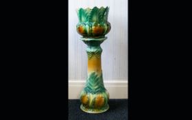 A Large Floor Standing Art Nouveau Style Jardiniere.