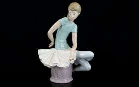 Lladro Porcelain Figurine ' Julia ' Model No 1361. Issued 1978 - 1993. Height 9 Inches - 22.5 cm.
