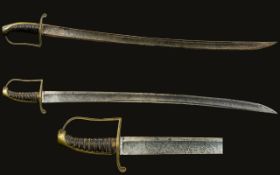 Georgian Period Light Calvary Sword Of Small Size The 28.