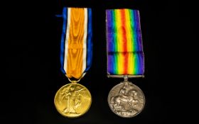 WWI Victory Medal And War Medal Both awared to 266327 PTE R Forshaw L.N.LAN.