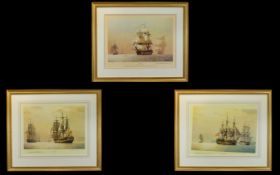 Maritime Interest A Collection Of Three Limited Edition Signed Prints By Derek G.M Gardner.