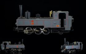 Lehmann - L.G.B Die-cast Metal G. Gauge - 2070 0-6-2 Tank Locomotive, Black No 6824, 2 Rail