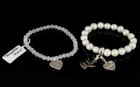 Thomas Sabo A Collection of Contemporary bead and Sterling Silver Jewellery Four items in total to