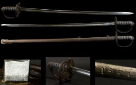 Fine Victorian 1827 Pattern Rifle Officers Sword.
