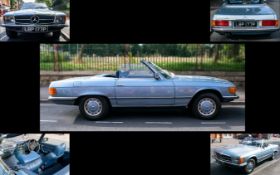 A 1977 Mercedes Benz 350SL Automatic Convertible With Hard And Soft Top option.