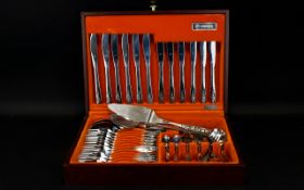 Oneida Canteen of Cutlery in fitted case.