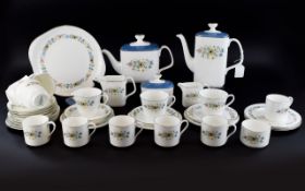 Royal Doulton Pastorale Part Tea and Coffee Set Approx 31 pieces.