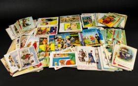 Collection of Old Postcards pprox 190 in Total. All Comic related and in good condition.