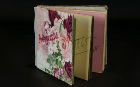 An Autograph Book of Various Signed Autographs of Classical Conductors and Artistes.