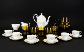 A Part Tea Service By Royal Standard In 'Spring Song' Design Nine pieces in total to include teapot,