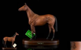 Royal Doulton Impressive Horse Figure 'Connoisseur' Series 'Red Rum'. Large size model no 2510.