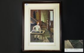 Tom Dodson 1910 - 1991 Artist Pencil Signed Ltd and Numbered Edition Colour Lithograph Print -