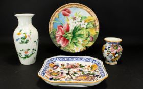 Gien Ceramics France A Collection Of Boxed Decorative Ceramics.