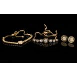 Michael Kors Rose Gold Tone And Pave Set Jewellery Three items in total to include bead and crystal