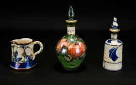 Alvin F Irving Lancaster Studio Art Pottery A Collection Of Three Lustreware Ceramic Items Each