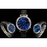 Nomination Ladies Classic Blue Paris Sunray Dial Watch. 076010 / 005.