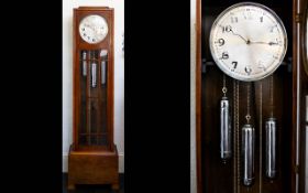 Art Deco Period Triple Weight Driven Chiming / Striking 8 Day Long case Clock,