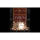 Marinakis Greek Metal Chess Set comprises chess pieces depicting ancient Greek mythology,