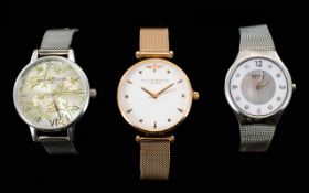 A Small Collection of Contemporary Ladies Watches ( 3 ) In Total. In As Brand New Condition.