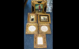 A Collection of Reproduction Plaster Relief Plaques.