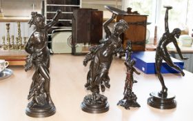 A Collection of Reproduction Cast Metal Figures.