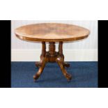 A Burr Walnut Occasional Table.