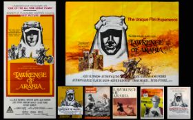 Cinema Interest - Peter O'Toole Original 1962 Large Sheet Poster (Quad) For The Film 'Lawrence Of