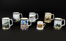 A Collection of Royal Doulton Tankards.