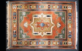 Osta Carpets Wool Kabir Rug - In Very good Condition. Dimensions 140 x 195 cm.