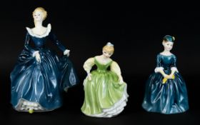 Royal Doulton Ladies 3 in total to include, 'Fragrance' HN2334, 'Cherie' HN2341,