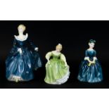 Royal Doulton Ladies 3 in total to include, 'Fragrance' HN2334, 'Cherie' HN2341,