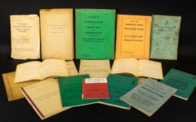 Railway Interest. An Original Collection of Instruction Booklets.