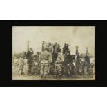 A Rare Original Late 19th Century Sepia Tone Photograph Of An Execution 5.5 x 3.5 inch photograph