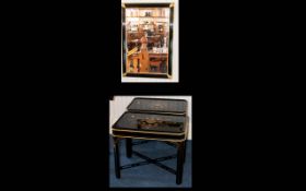 A Pair of Oriental style occasional tables.