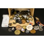 A Great Collection of Early Railway etc, Some Scarce Ones, Badges, Buttons, Commemorative Medal,