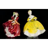 Royal Doulton Ladies 2 in total, (1) 'Top O' The Hill' HN1834, (2) 'The Last Waltz' HN2315.