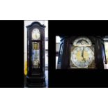 German - Late 20th Century Mahogany Large and Impressive / Top Quality Grand Sonnerie Moon Phase